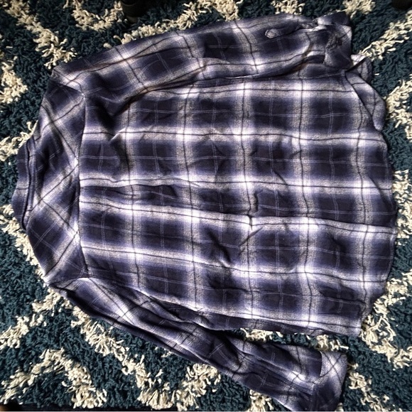 RAILS Hunter blue and white plaid Button-Up Shirt large - Picture 8 of 8